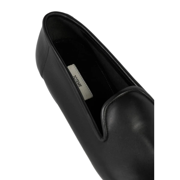 Soft nappa loafers in Black - Image 6
