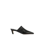Toteme Soft nappa mules in Black