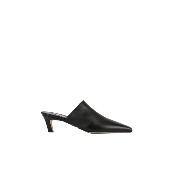 Toteme Soft nappa mules in Black