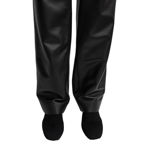 Soft suede ankle boots in Black - Image 2