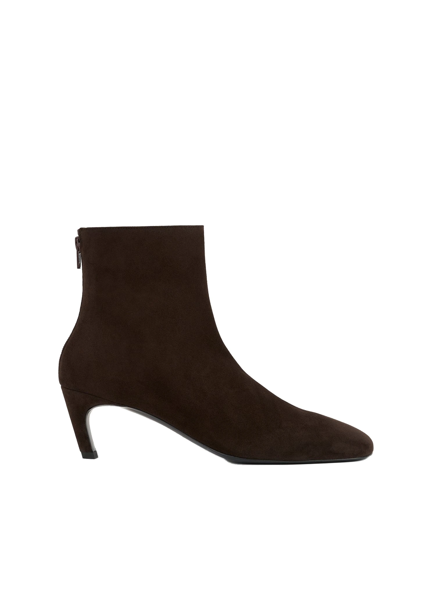 Soft suede ankle boots in Brown