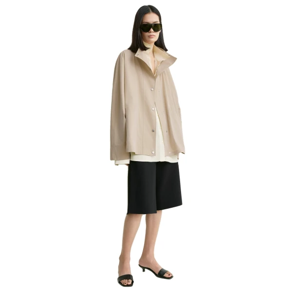 Toteme Summer parachute jacket in Overcast beige, view 2
