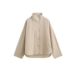 Toteme Summer parachute jacket in Overcast beige
