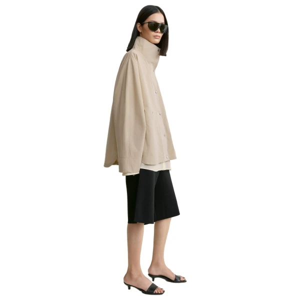 Toteme Summer parachute jacket in Overcast beige, view 3