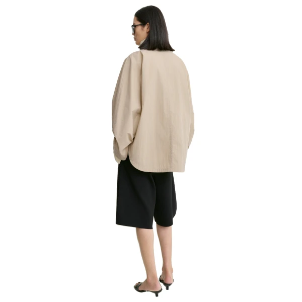 Toteme Summer parachute jacket in Overcast beige, view 4