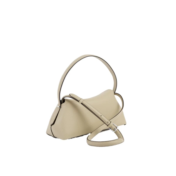 T-Lock grained-leather shoulder in Cashew - Image 4