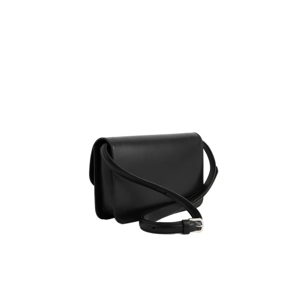 T-Lock leather crossbody in Black - Image 5