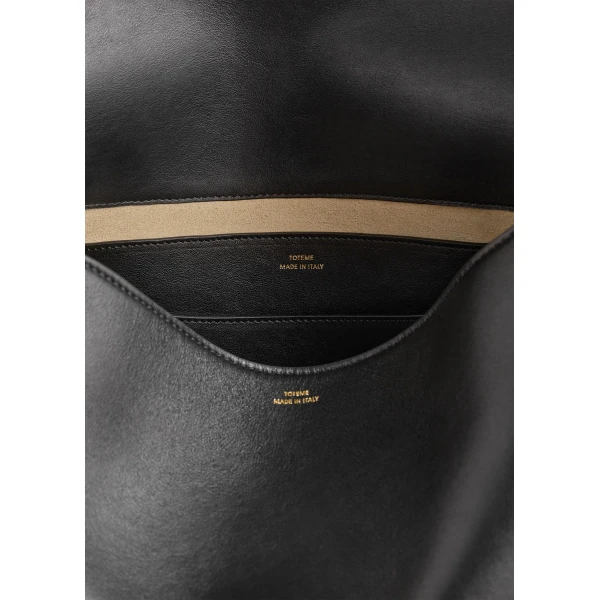 T-Lock leather satchel in Black - Image 6
