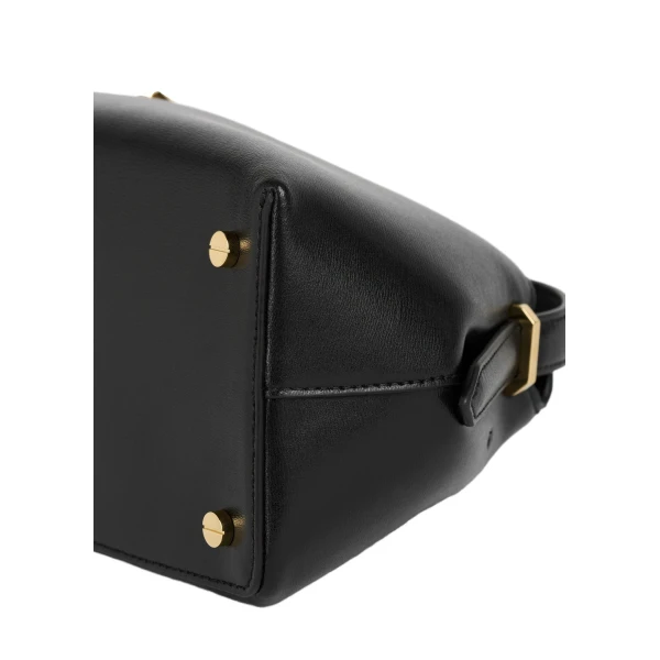T-Lock leather shoulder in Black - Image 5