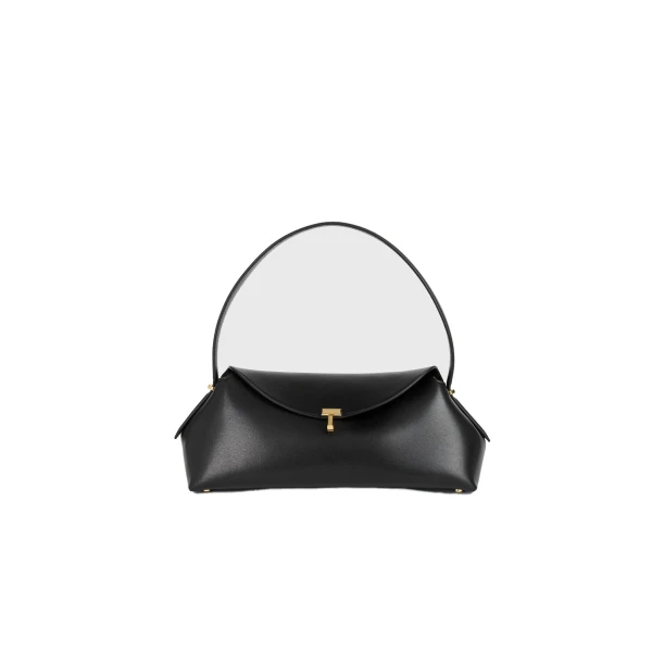 T-Lock leather shoulder in Black