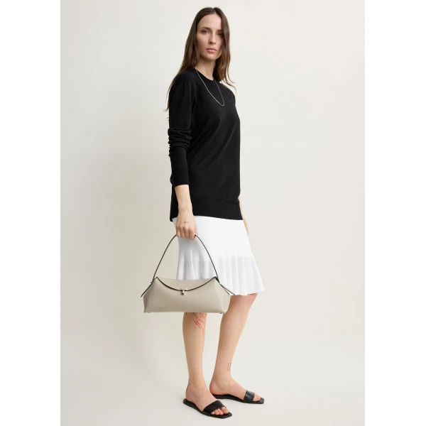 T-Lock leather shoulder in Fawn - Image 3