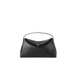 Toteme T-Lock leather top handle in Black