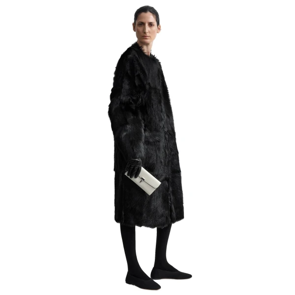 T-Lock palmellato-patent wallet in Off-white - Image 3