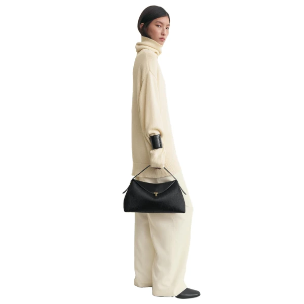 T-Lock pony hair top handle in Black - Image 3
