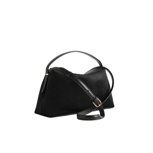 T-Lock pony hair top handle in Black - Image 4