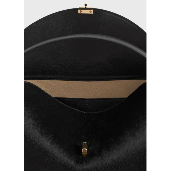 T-Lock pony hair top handle in Black - Image 6