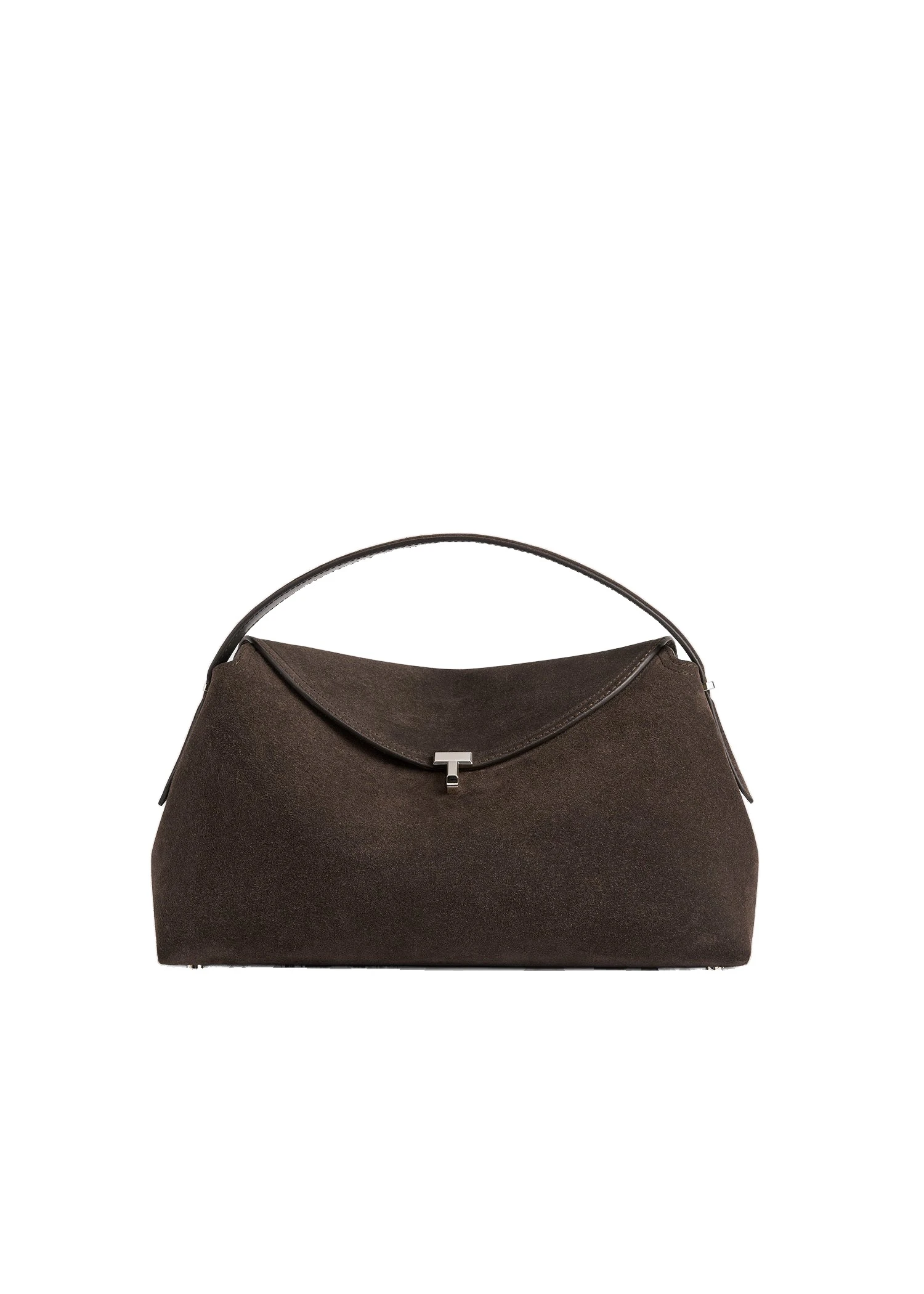 T-Lock suede top handle in Brown