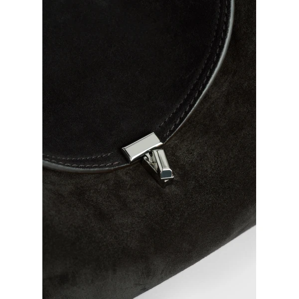 T-Lock suede top handle in Espresso - Image 4