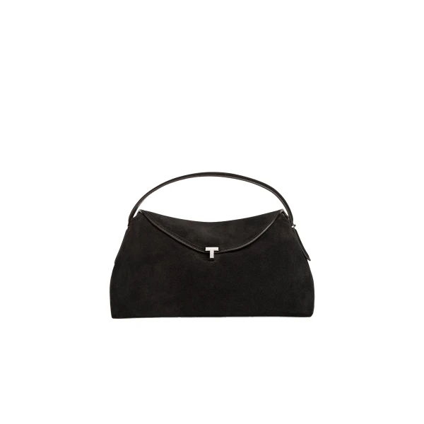 T-Lock suede top handle in Espresso