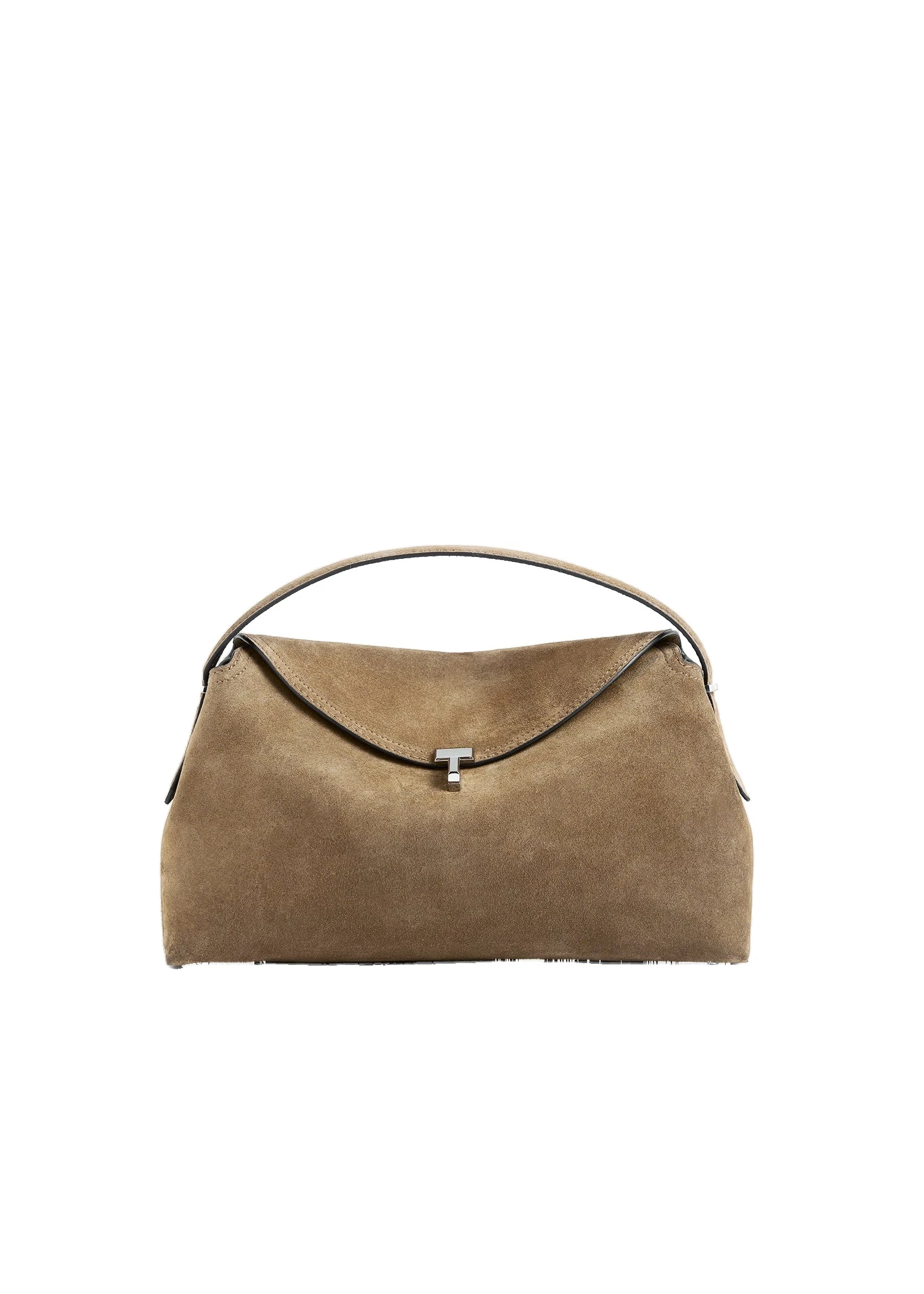 T-Lock suede top handle in Tobacco