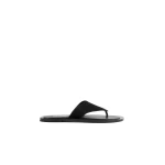 Toteme T-bar suede sandals in Black