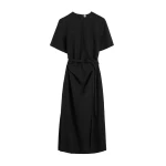 Toteme Tie-waist dress in Black