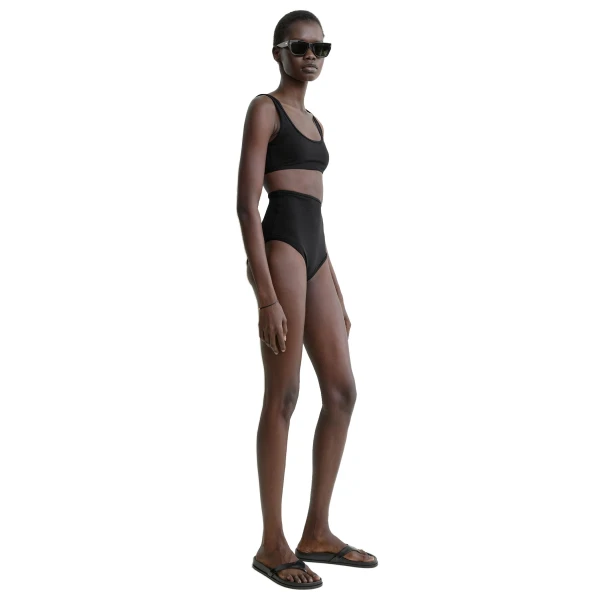 Toteme U-neck bikini top in Black, view 3