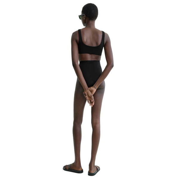 Toteme U-neck bikini top in Black, view 4