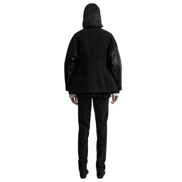 Toteme Varsity wool jacket in Black, view 4