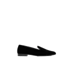 Toteme Velvet loafers in Black