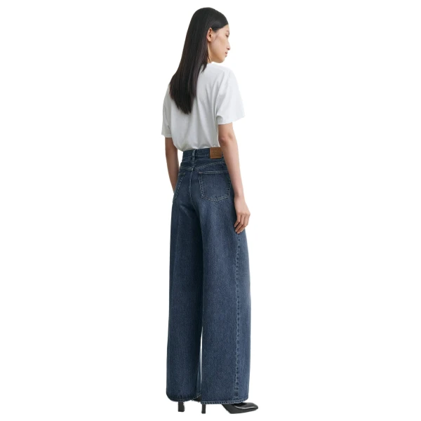 Toteme Wide leg denim in Dark blue, view 4