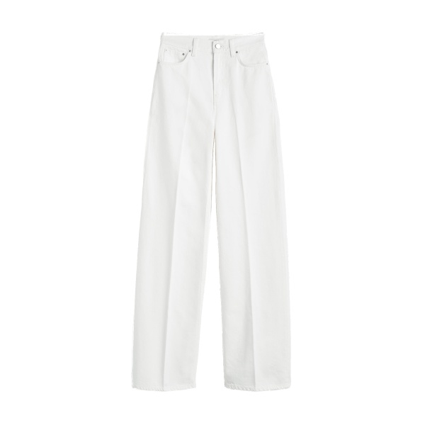 Toteme Wide leg denim in White