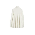 Toteme Wool turtleneck top in Milk