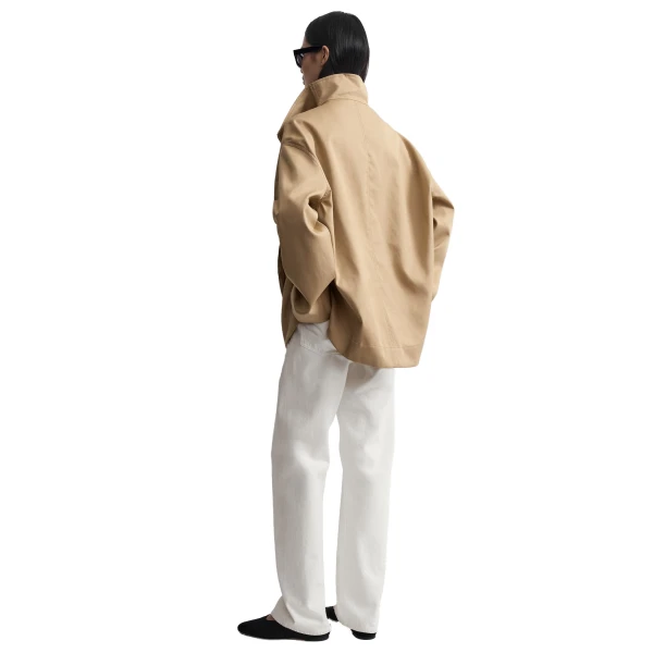 Toteme Zipped country jacket in Fawn, view 4