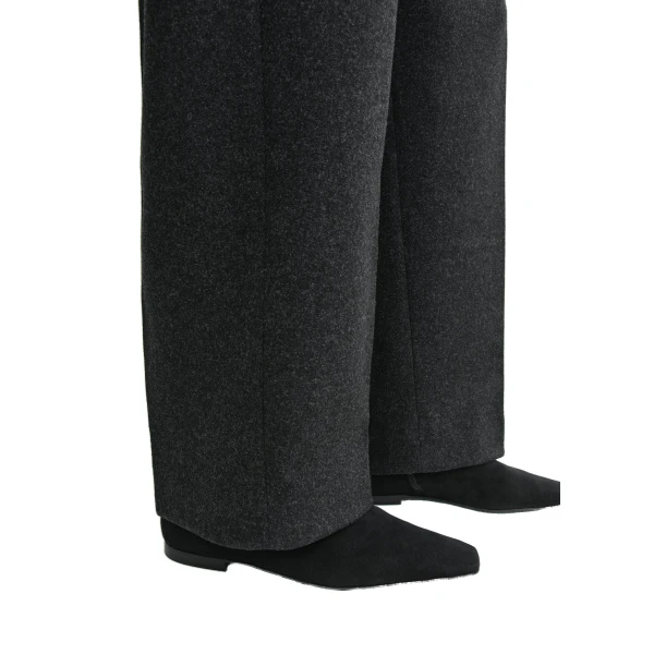 Zipped suede Chelsea boots in Black - Image 3