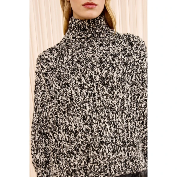 albie knit pullover onyx