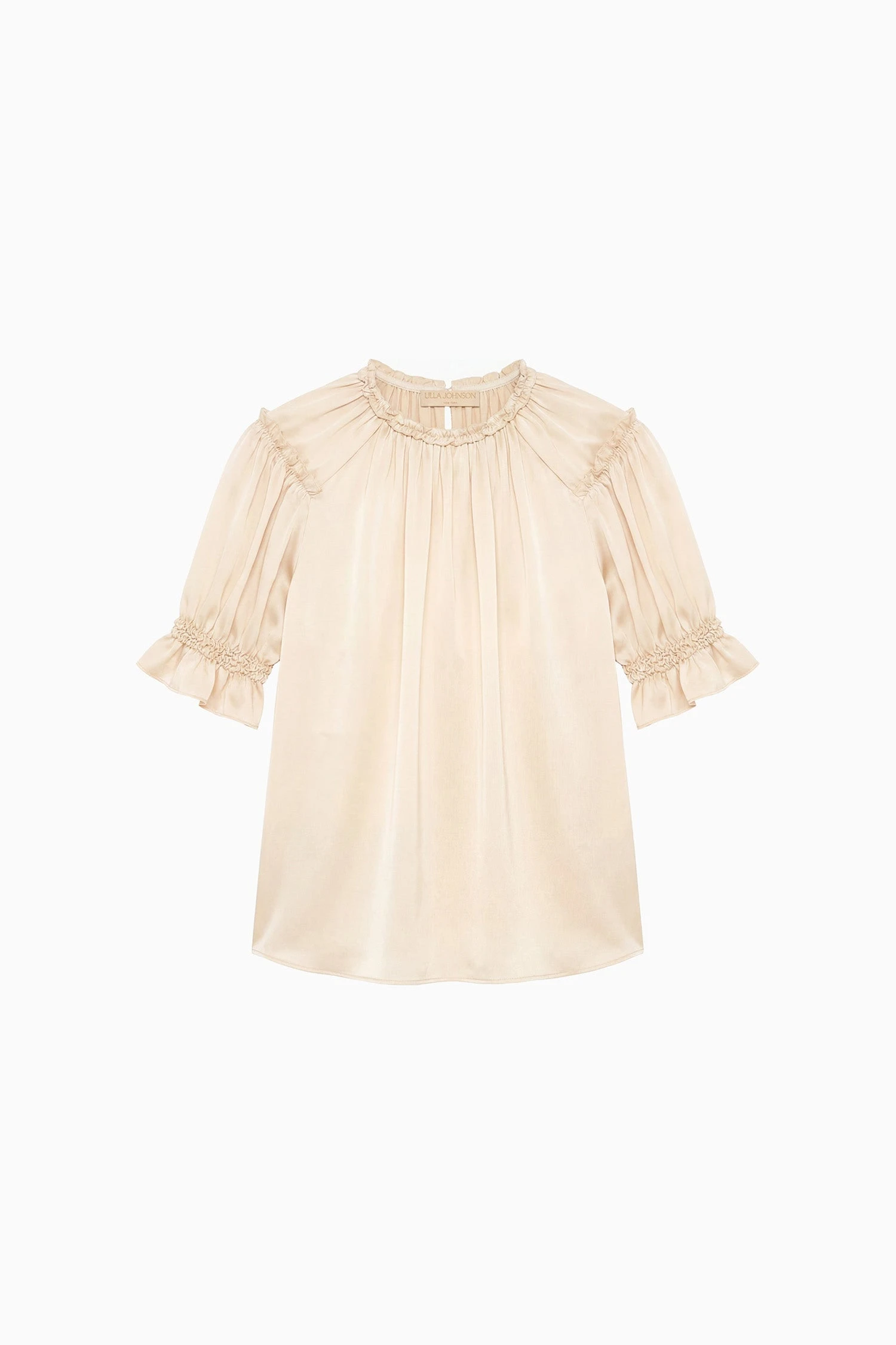 Alina Silk Top in Ivory