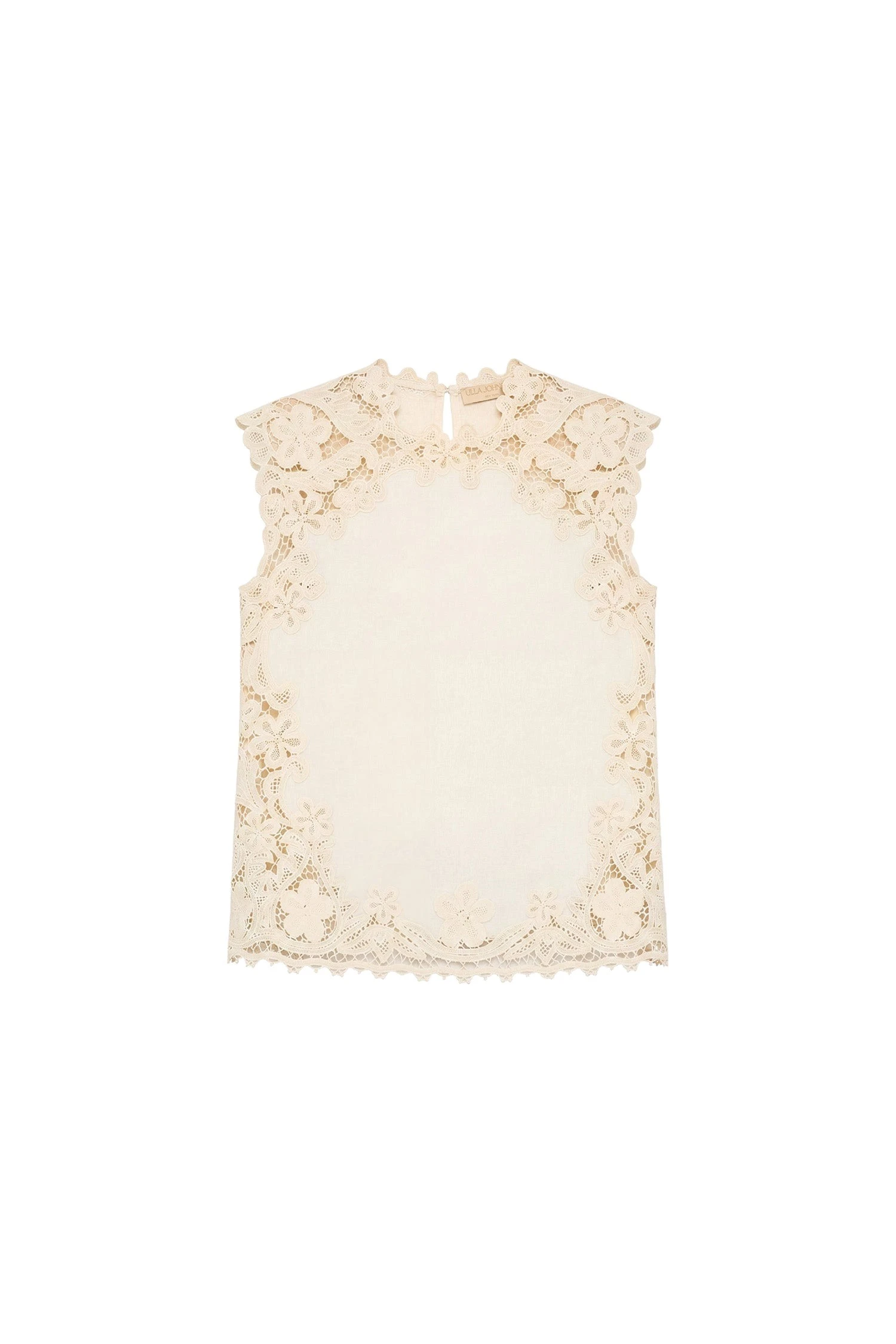 Ulla Johnson Amelie Linen Top in Ivory ulla johnson amelie linen top