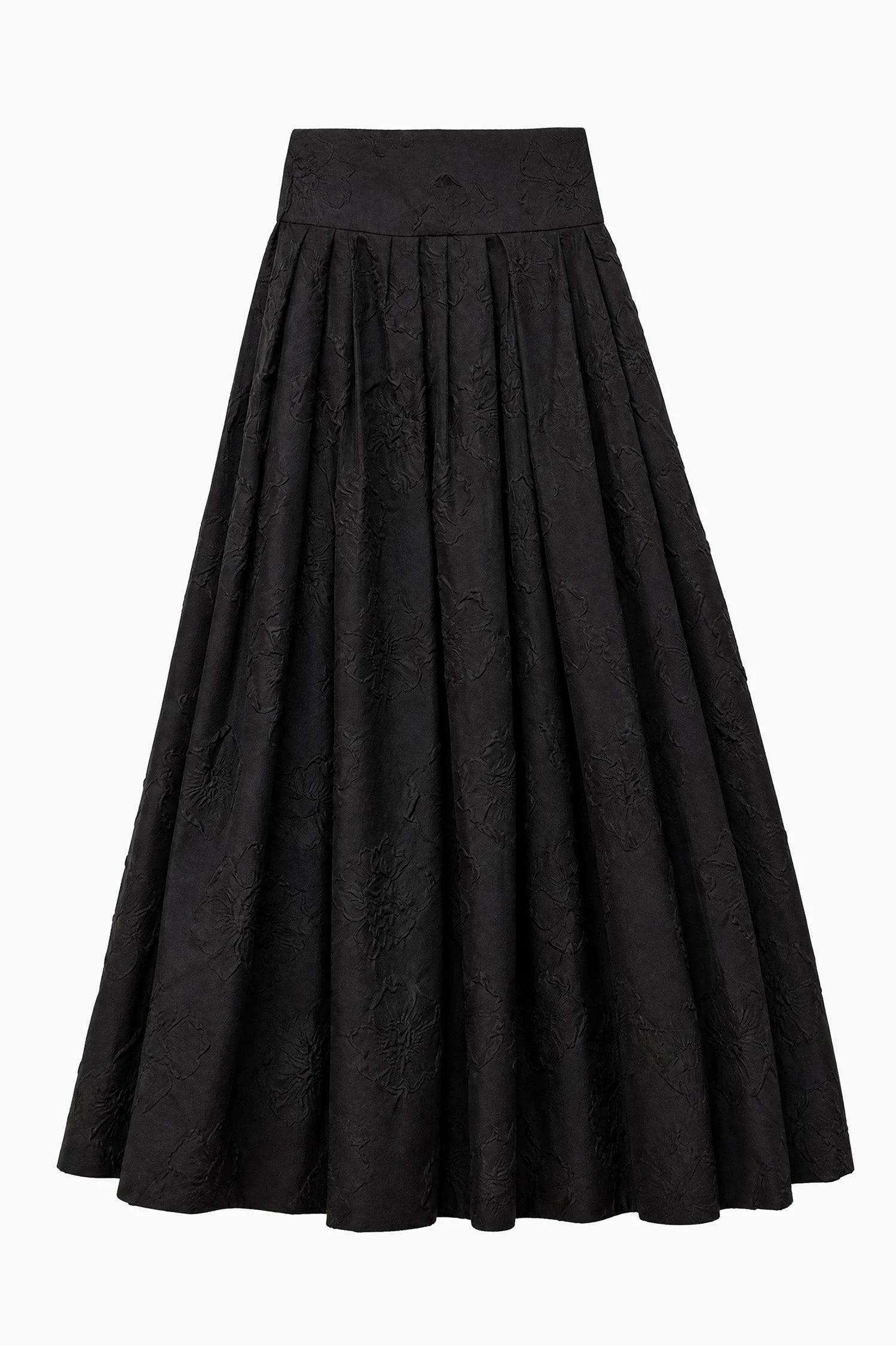 Angelique Cloque Skirt in Noir