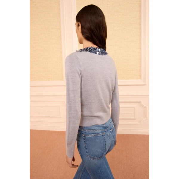 ulla johnson anna embellished cardigan