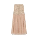 ulla johnson araminta crochet & tulle skirt