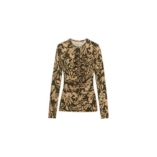 ulla johnson asha long sleeve jersey top
