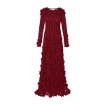 ulla johnson astrid crochet dress with embroidered flowers
