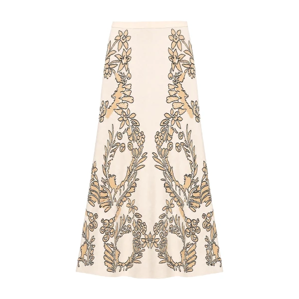 ulla johnson athena jacquard skirt