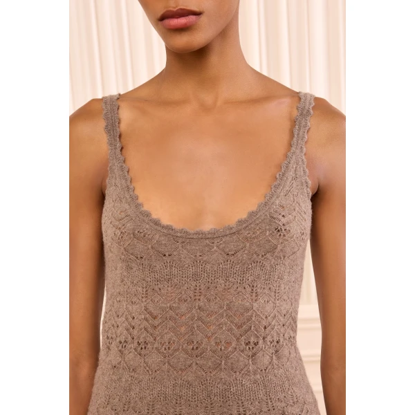 brielle cashmere tank driftwood
