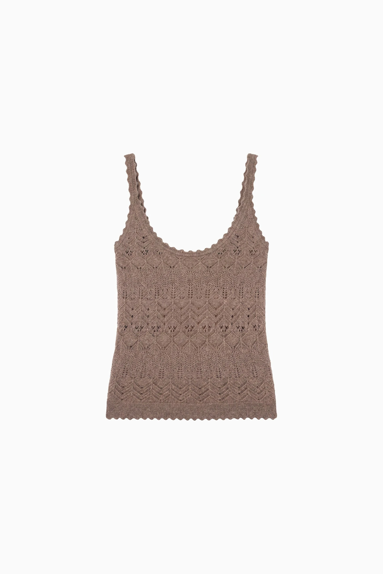 Brielle Cashmere Tank in Driftwood
