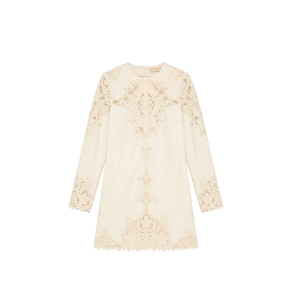 ulla johnson camie linen mini dress