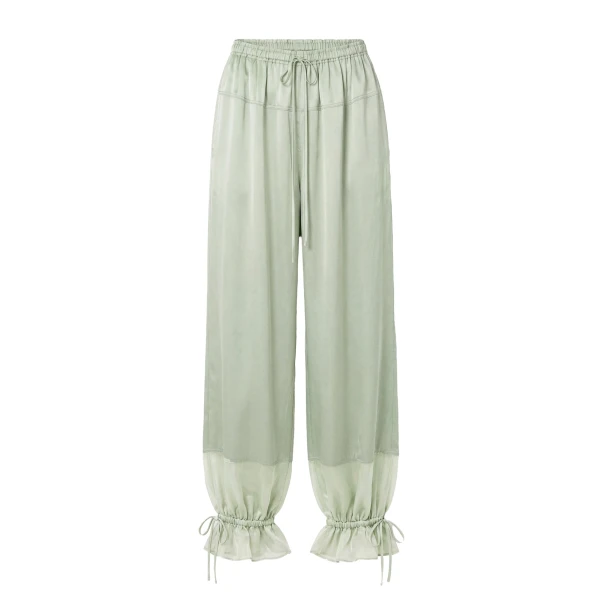 ulla johnson camile silk cinched pant