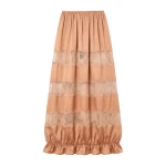 ulla johnson chantal silk midi skirt