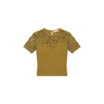 ulla johnson clelia crochet top